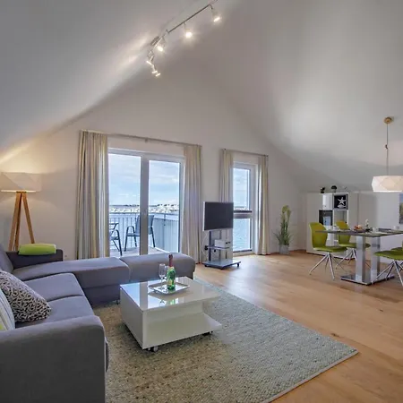 2 Zi Penthouse-hafenwohnung Reeders Topp By Seeblick Ferien Oro *